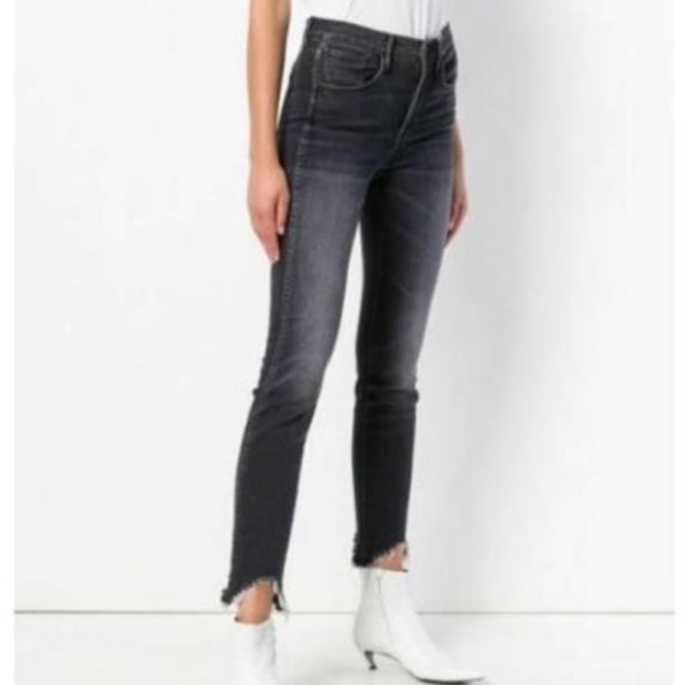 3x1 Women's High Rise Black Jeans